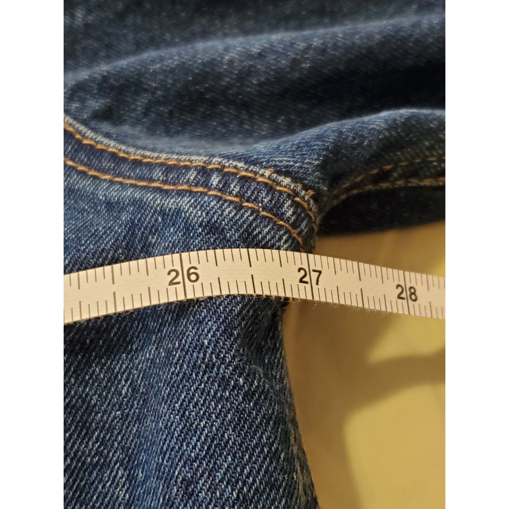 Wrangler Denim Trucker Jacket Mens 2X Blue Cotton Button Front Classic Jean - Picture 5 of 11